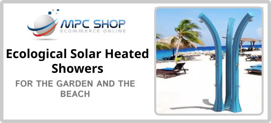 You will always get a great deal buying one of our ecological sun showers for the garden and the beach.