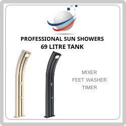 Sometimes there is the gift, buy one of the professional solar showers with 69 liters tank, we will give you the antiscale kit