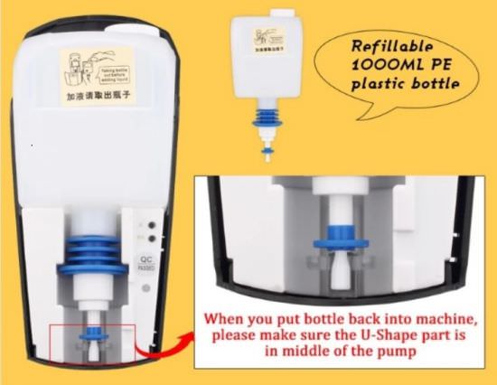 SINED  Dispensador automtico de gel alcohlico es un producto que se ofrecen al mejor precio