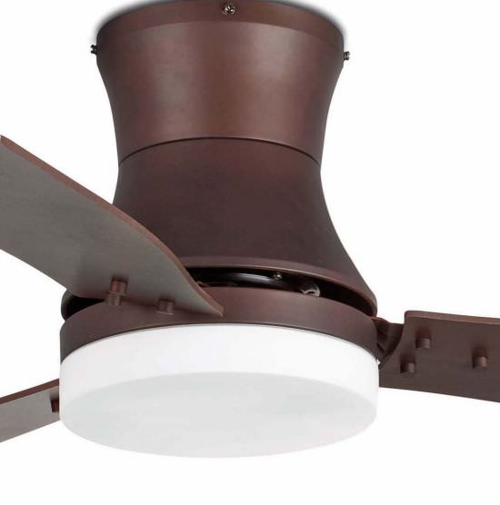 FARO BARCELONA Brown Ceiling Fan with Light Tonsay is a product on offer at the best price