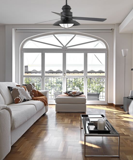 FARO BARCELONA Ceiling fan with light Mpc Winch Brown is a product on offer at the best price