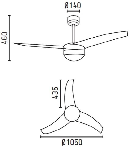 FARO BARCELONA Ceiling Fan with light Easy White is a product on offer at the best price