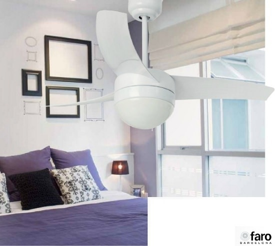 FARO BARCELONA Ventilador de techo blanco con luz Easy es un producto que se ofrecen al mejor precio