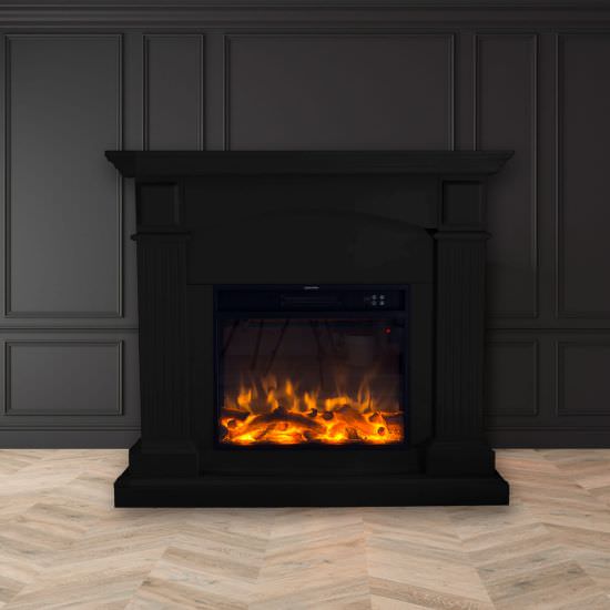 FUEGO  Black Electric Office Fireplace is a product on offer at the best price