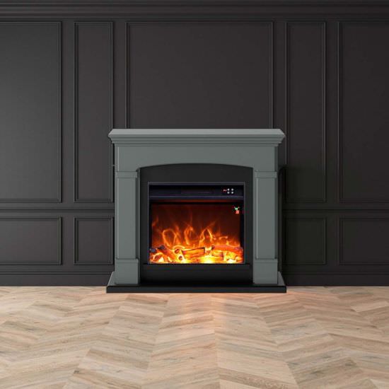 FUEGO  Electric Fireplace Monica Anthracite is a product on offer at the best price