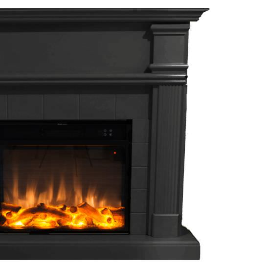 FUEGO  Omar Gray Floor Fireplace is a product on offer at the best price