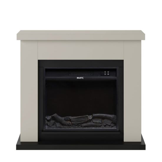 FUEGO  Electric Fireplace Beige Paul is a product on offer at the best price