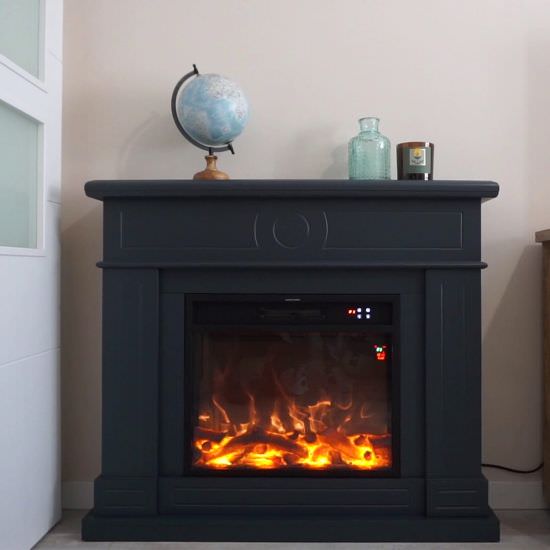 FUEGO  Electric Fireplace Gray Roberta is a product on offer at the best price