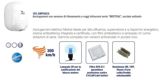 Perry Asciugamani a raggi infrarossi MIstral è un prodotto in offerta al miglior prezzo online