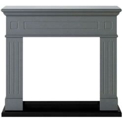 Grey Carlo Fireplace Frame