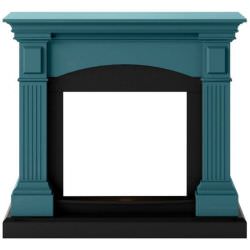 Ciro Turquoise Fireplace Frame