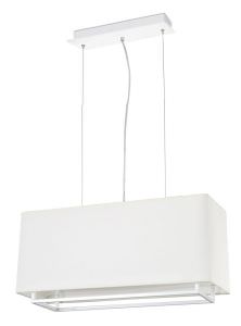 VESPER1 WHITE PENDANT LAMP 2XE27 MAX 20
