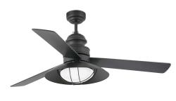 Ceiling fan with light Mpc Winch Brown
