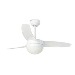FARO BARCELONA Ceiling Fan with light Easy White is a product on offer at the best price
