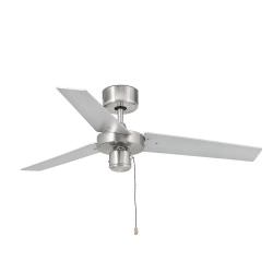 Lightless ceiling fans with chains