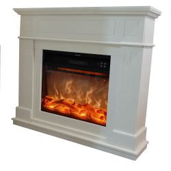 FUEGO  Alberto White Electric Fireplace is a product on offer at the best price