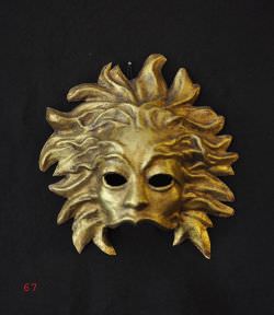  Maschera In Cartapesta Dipinta a Mano Os  un prodotto in offerta al miglior prezzo online