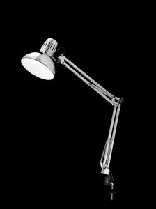 Lmpara de mesa ajustable cromada