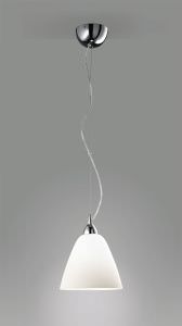 Pendant lamps with domed lampshade