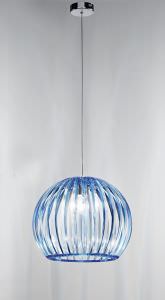 Lampadario Acrilico trasparente Blu 40cm
