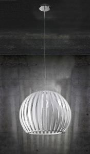 Lustre en acrylique blanc 30 cm