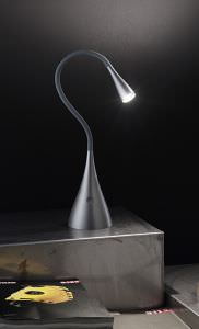 Flexible Tischleuchte LED Grau