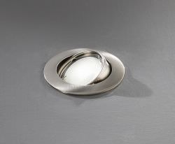 Spot encastr Aluminium Chrome Satin Sa
