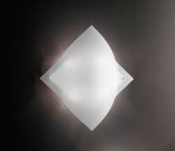 Applique murale en verre satin Blanc 4