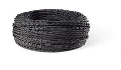 Electric cable Black Braid 50 meters
