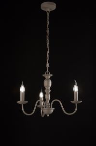 Lampada da soffitto Tortora 3 Candele