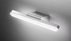 Verchromte Wandleuchte mit 10W 3000K LED