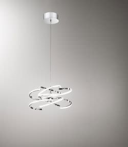 LED ceiling lamp 70W Glossy chrome