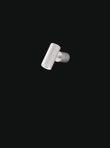 Faretto singolo LED 5W Metallo Bianco