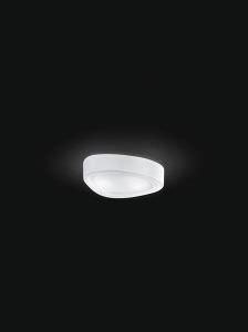 Lámpara de techo de cristal Blanco 2 lum