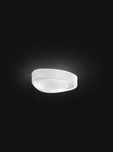 Wandlampe aus Glas Weiß 3 Leuchten