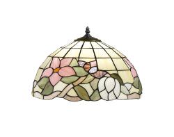 Tiffany Amber Tulipa con flores rosas