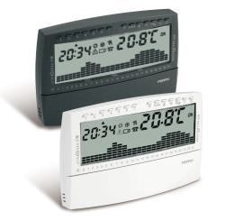Perry  Perry white wall clock thermostat is a product on offer at the best price