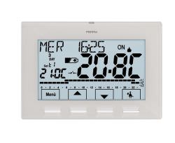 Perry  Perry white wall clock thermostat is a product on offer at the best price