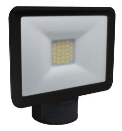 Black led light with 10W motion sensor