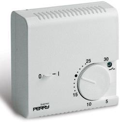 Perry white wall thermostat