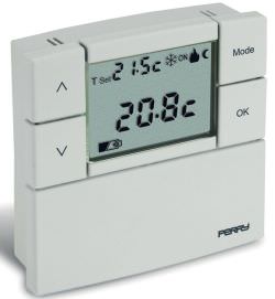 Perry  Thermostat mural blanc avec piles est un produit offert au meilleur prix