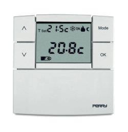 Perry  White Wireless Wall Thermostat is a product on offer at the best price