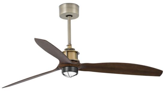 Just Fan Brass with Led Light
