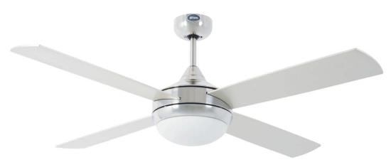 Ceiling fan with light Icaria Mpc Grey