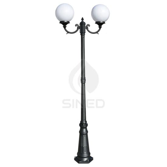 2 lights street lamp Orione Height 212 c