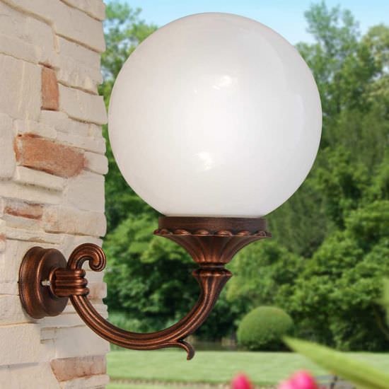 Orione aluminium wall light for outdoor