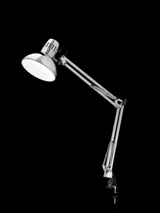 Lmpara de mesa ajustable cromada