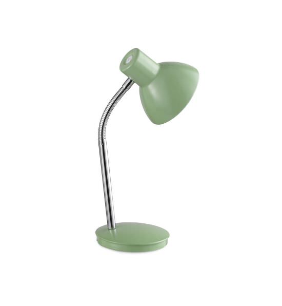 Grne Lampe mit flexiblem Arm