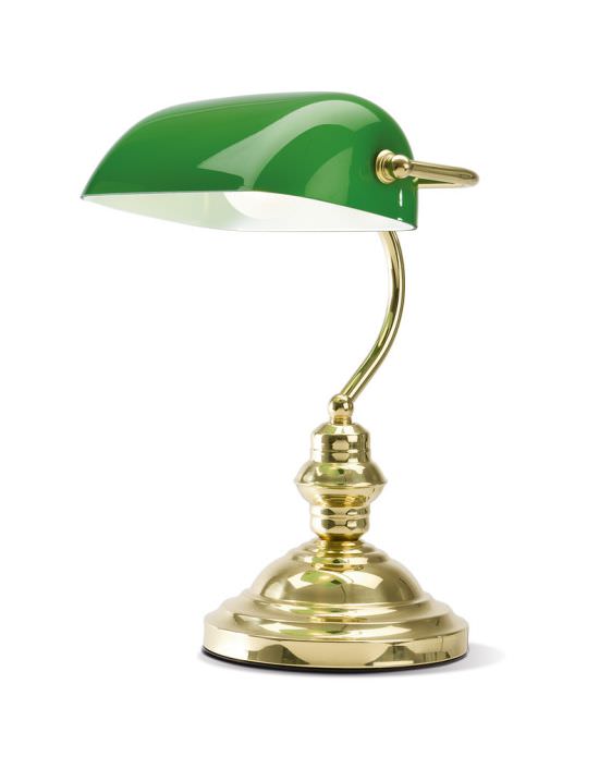 Desk lamp with diffuser Green
