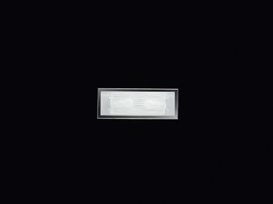 Aplique de pared en vidrio rectangular s Aplique de pared en vidrio rectangular s